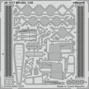 Eduard Accessories 491517 - MH-60L ICM