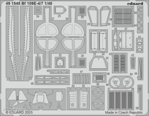 Eduard Accessories 491548 - Bf 109E-4/7 TAMIYA