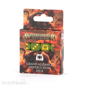 Games Workshop 99220299108 - AOS: GRAND ALLIANCE DESTRUCTION DICE 80-23