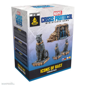 Atomic Mass Games AMGD2104 - Marvel: Crisis Protocol - Icons of Bast Terrain Pack (Geländeset "Ikonen von Bast")
