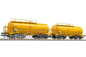 Liliput H0 (1:87) L230167 - 2-tlg. Set, 4-achs. „Löschzug Wilhelm Köhler“, bestehend aus zwei 4-achsigen Kesselwagen der DB AG