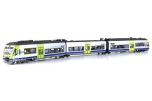 L.S. Models H0 (1:87) LS17202DC - Triebzug RABe 525 NINA, 3-tlg. BLS, Ep.VI