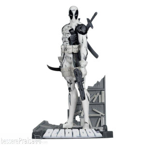 McFarlane Toys MCF14833 - Marvel Collection PVC Statue 1/10 Deadpool (The New Mutants #98) (Line Art) (Gold Label) 17 cm