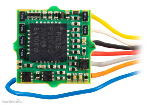 Zimo MX616 - Miniatur Decoder - 8 x 8 x 2,4 mm - 0,7 A6 Fu-Ausgänge