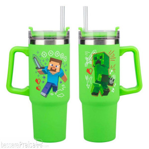 Paladone Products PP14600MCF - Minecraft Trinkbecher To Go Green