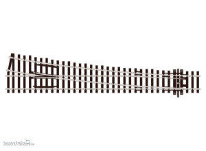 Peco H0 (1:87) SL-88 - Code 100 Weiche rechts 12° großer Radius