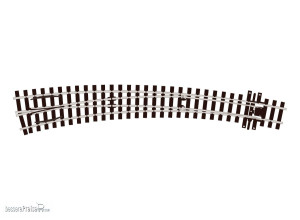 Peco H0m SL-E1487 - Code 75 Bogenweiche links 10°