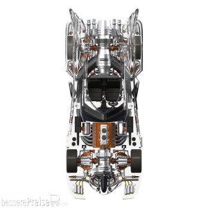 Super7 SUP7-SC-BATM-07737 - Batman 1989 Super Cyborg Fahrzeug Batmobile 1989 (Clear) 35 cm