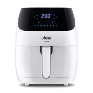 Freidora de Aire sin Aceite Ufesa ELEKTRA BL, 1500 W, 5 L - Blanca