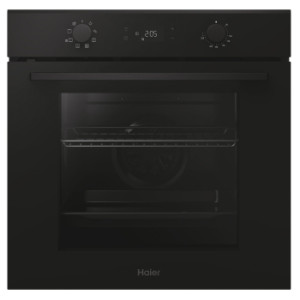 Horno Multifunción Haier H6 ID2P3T1HTB, 3.3 kW, 78 L, Apertura Abatible, 9 Funciones de Cocción, Eficiencia A+ - Negro