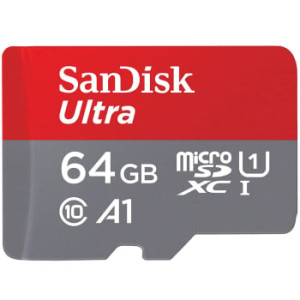 microSD SanDisk Clase 10 UHS-I 64GB