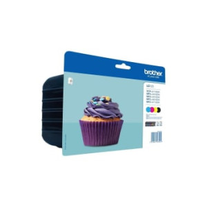 Pack de 4 Cartuchos de Tinta Brother LC123VALBP