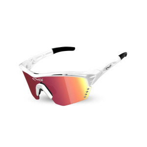 Ekoï Lunettes EKOI PERSOEVO4 Blanc Revo Rouge Cat3 blanc Unique male