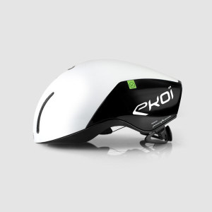 Ekoï Casque EKOI Racing AERODINAMICA Blanc Noir blanc noir L male