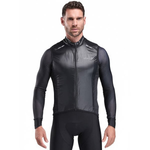 Ekoï Gilet coupe vent EKOI Perf WIND COMPACT noir S male