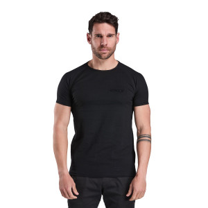 Ekoï T-shirt EKOI logo velours Noir noir 2XL male