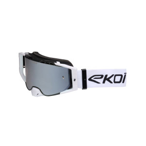 Ekoï Masque EKOI Perf MTB Noir Mirror Silver blanc male