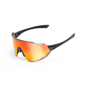Ekoï Lunettes EKOI Perf CARBON28 Lite Mirror Red carbone noir male