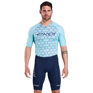 Ekoï Combinaison triathlon EKOI Racing GRAPHENE Azur Bleu Bleu turquoise S male