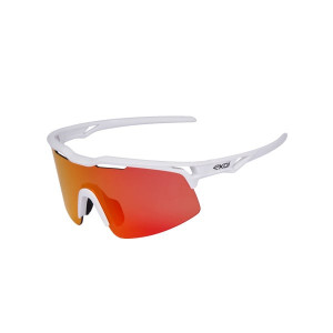 Ekoï Lunettes EKOI STRADA HF Blanc Revo rouge Cat3 blanc male