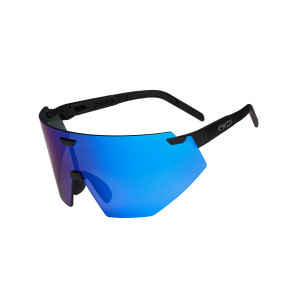 Ekoï Lunettes EKOI Racing AEROLITE Noir Silver REVO Bleu Cat3 noir silver male