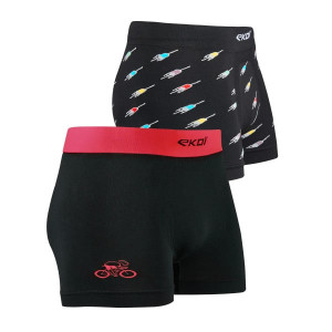 Ekoï Pack 2 Boxers EKOI PELOTON et Rouge rouge L / XL male
