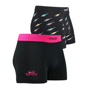 Ekoï Pack 2 Boxers EKOI PELOTON et Rose rose S / M male