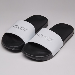 Ekoï Claquettes EKOI FLIP FLOP Blanches blanc noir 39 male