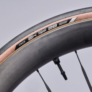 Ekoï Pneu Road EKOI Perf 28 TUBELESS READY Ambre Marron male