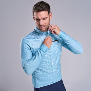 Ekoï Veste thermique EKOI Perf GRAFFITI Ciel Bleu M male