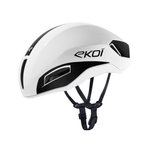Ekoï Casque EKOI Racing R-AERO Blanc Noir blanc noir M male