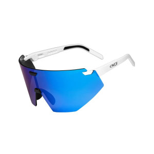 Ekoï Lunettes EKOI Racing AEROLITE Blanc Noir REVO Blue Cat3 blanc male