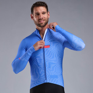 Ekoï Maillot manches longues EKOI Perf GRAPHIC Bleu Bleu S male