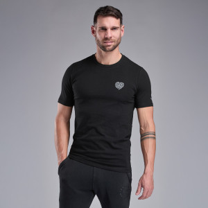 Ekoï T-shirt Lifestyle EKOI HEART CHAIN Noir Gris noir M male