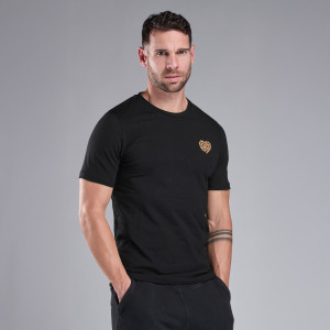 Ekoï T-shirt Lifestyle EKOI HEART CHAIN Noir Bronze noir L male