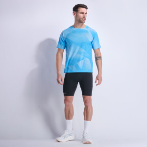 Ekoï T-shirt running EKOI Perf RUN AIRFLOW Bleu Bleu M male