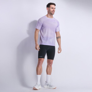 Ekoï T-shirt running EKOI Perf RUN AIRFLOW Lilas Lilas S male