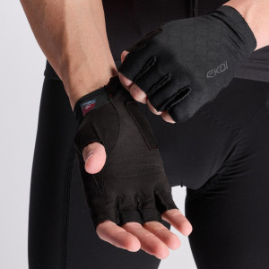 Ekoï Gants EKOI Racing OUTLAST® Poron® Noir noir XL male