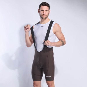 Ekoï Cuissard EKOI Perf GEL ULTIMATE Acajou Marron XL male