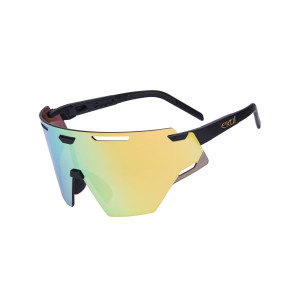 Ekoï Lunettes EKOI Racing ARIA Noir REVO Gold Cat3 noir Unique male