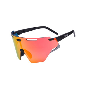 Ekoï Lunettes EKOI Racing ARIA Noir REVO Rouge Cat3 noir Unique male