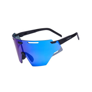 Ekoï Lunettes EKOI Racing ARIA Noir REVO Bleu Cat3 noir Unique male