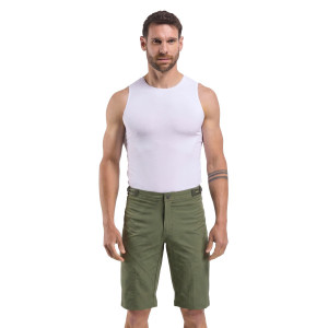 Ekoï Short gravel EKOI Perf CONFORT Kaki kaki XL male