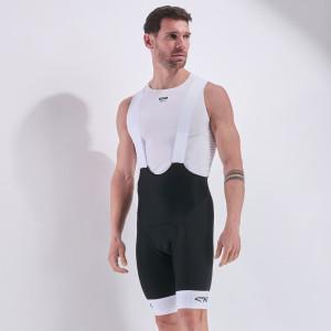 Ekoï Cuissard EKOI Perf GEL MEMORY EVO Blanc blanc noir S male