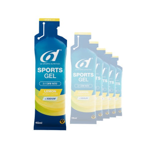 Ekoï Gels énergétiques 6d SPORTS 6 x 45 ml Citron Unique male