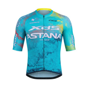Ekoï Maillot replica EKOI Racing Proteam XDS-ASTANA Bleu turquoise S male