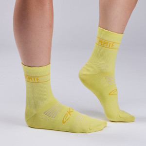 Ekoï Chaussettes femme EKOI Perf MOOD 12 cm Pépite Jaune L / XL male