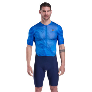 Ekoï Combinaison route EKOI Perf FLOW Bleu roi Bleu M male