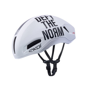 Ekoï Casque EKOI Racing R-AERO LTD DEFY THE NORM blanc Unique male
