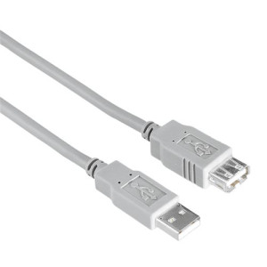 Hama Extensão USB  2.0 Tipo-A/A 1.5m Cinza (0200905)